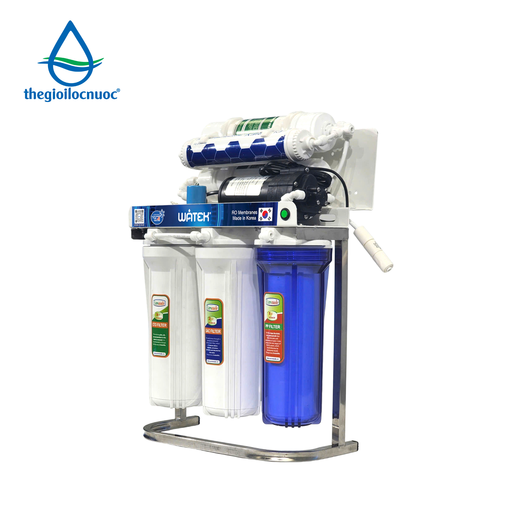 Máy lọc nước Watek, model: Eco-100RO - 8