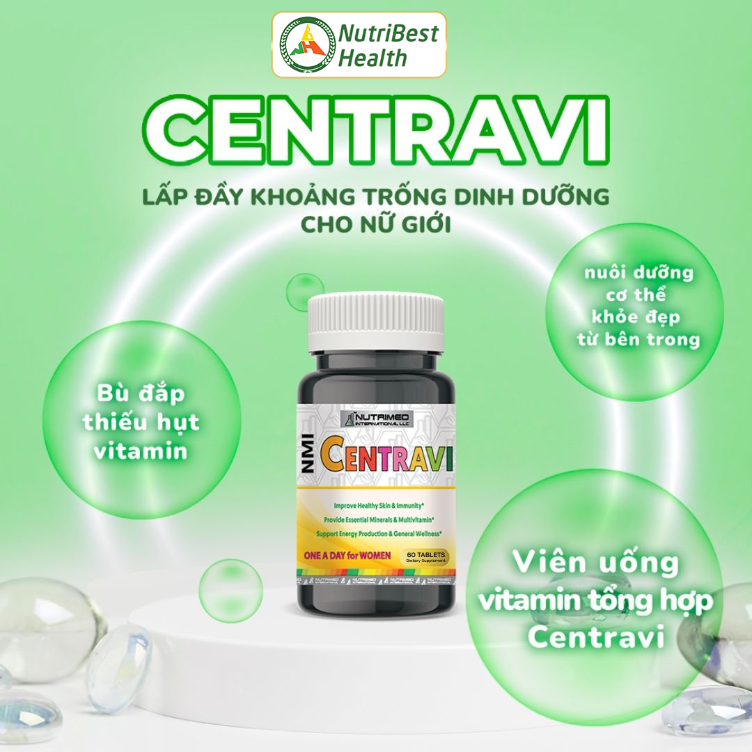 Thực phẩm bảo vệ sức khỏe NMI Centravi Nữ Giới (60 viên) - 7