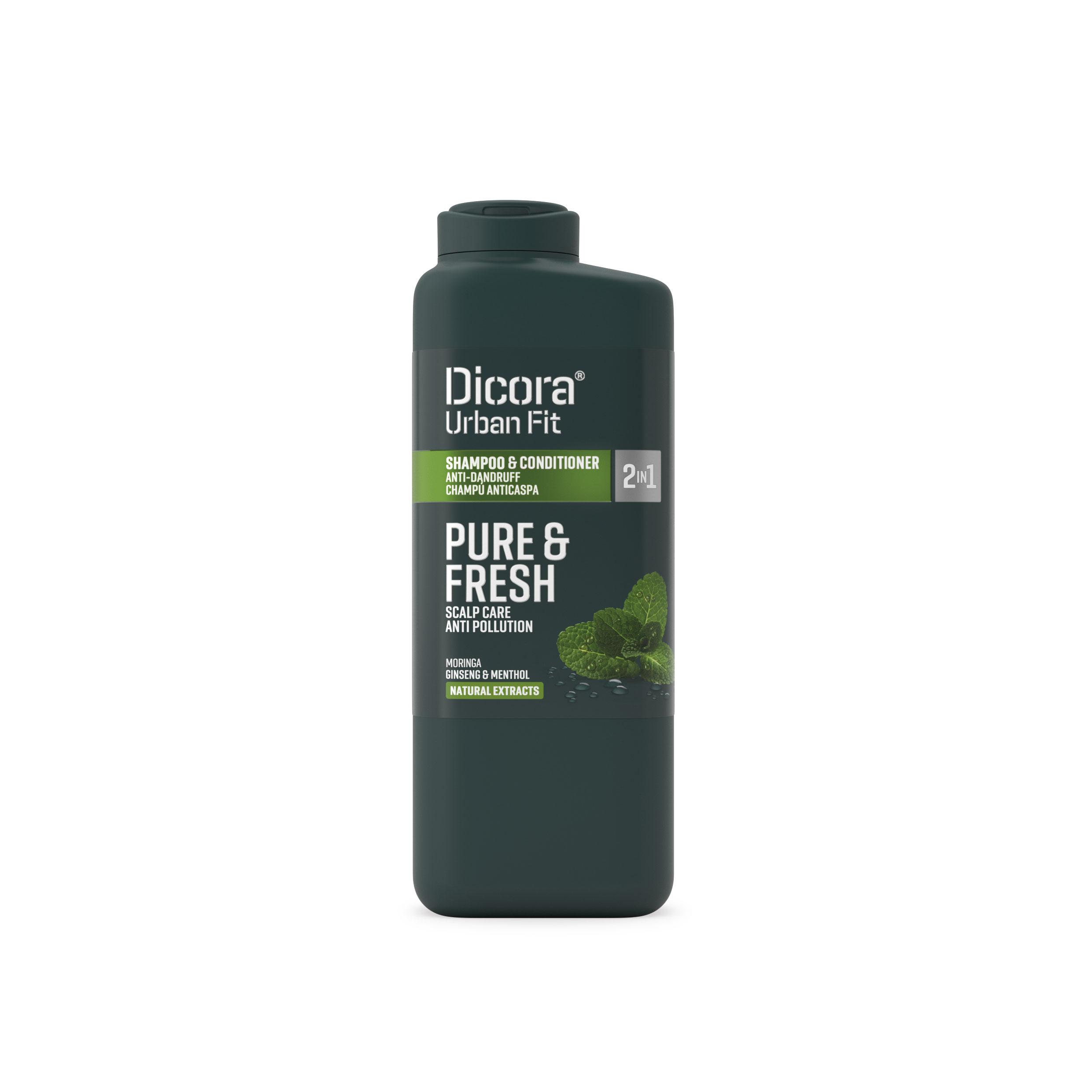 Gội - Xả Dicora Urban Fit 2in1 - Chống gàu dành cho Nam Giới (400ml)