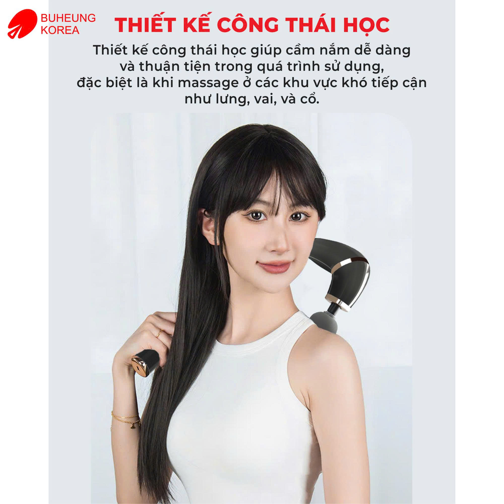 Máy massage cầm tay MK-229, hiệu Buheung