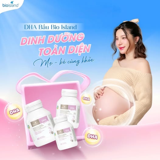 Thực phẩm bảo vệ sức khỏe Bio Island DHA cho mẹ bầu 60 viên - Phân phối chính hãng