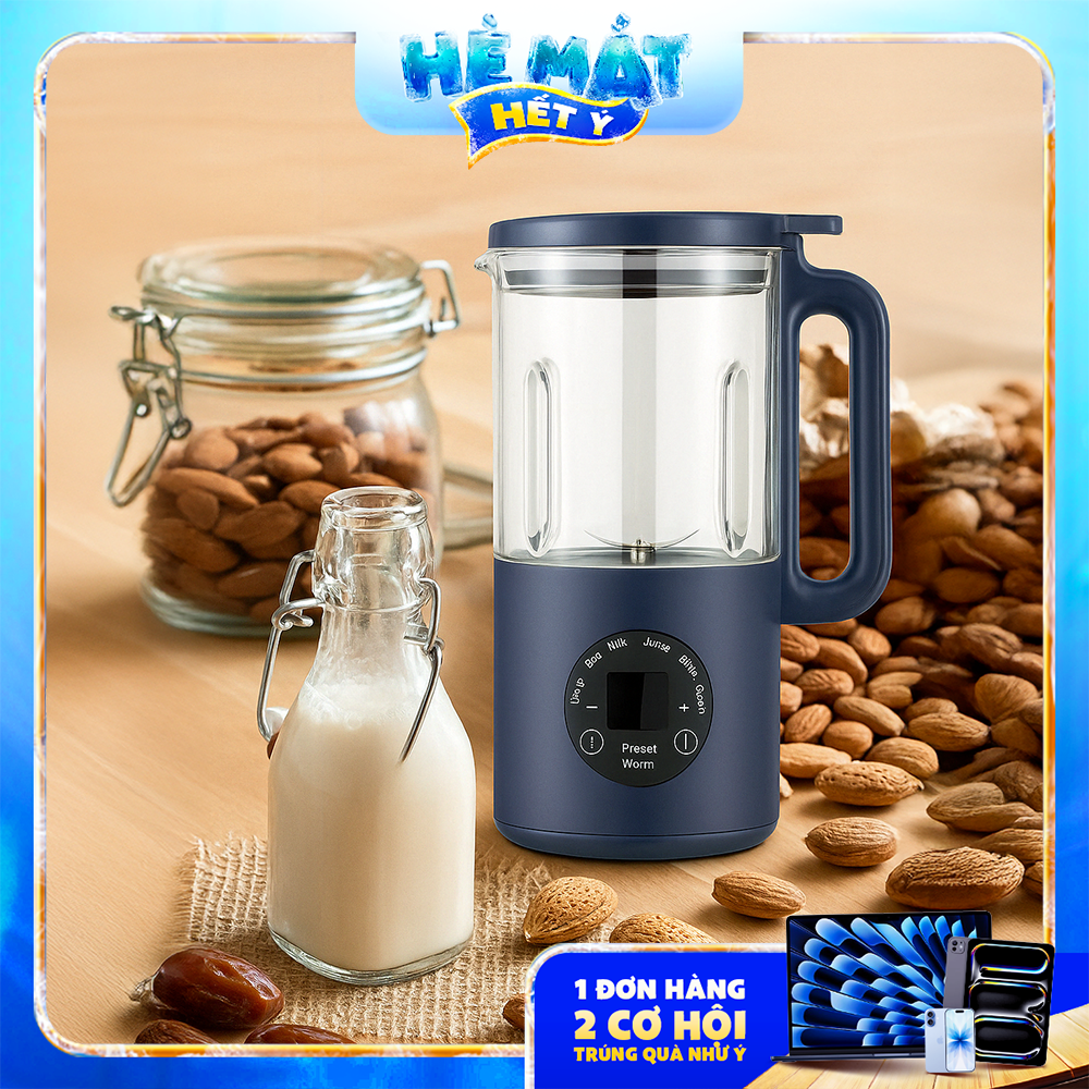 Máy làm sữa hạt đa năng Nagakawa NAG0825 - Phân phối chính hãng