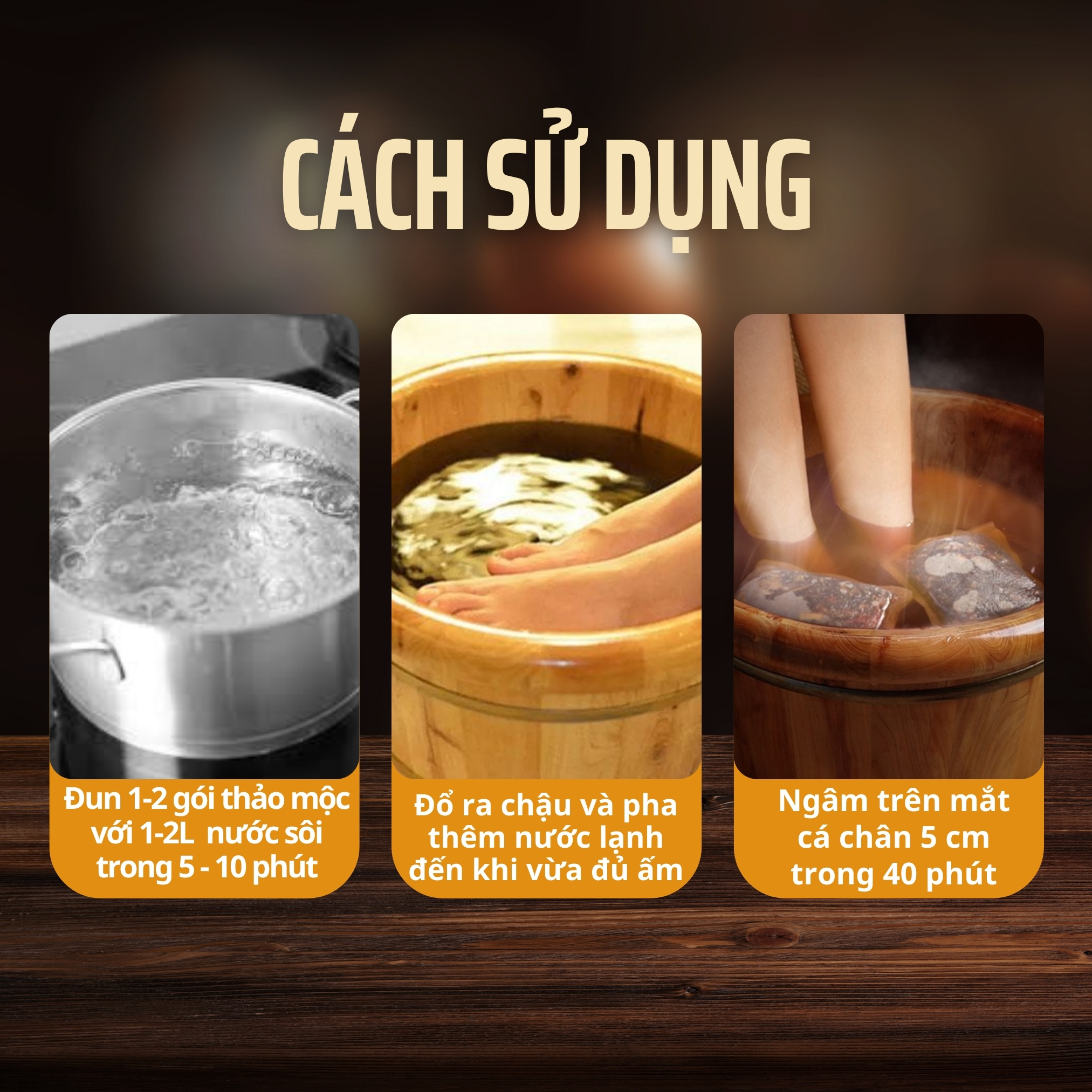 Ngâm chân thảo mộc dưỡng sinh Đông y AP Phú Hưng