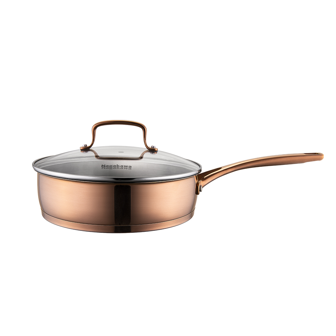 Chảo inox Nagakawa NAG1358-24P - Phân phối chính hãng