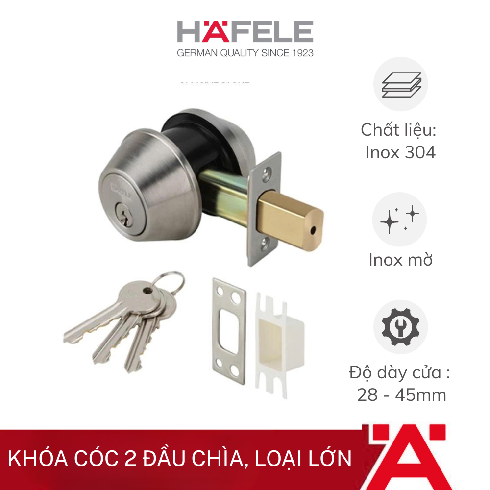 KHÓA CÓC 2 ĐẦU CHÌA, LOẠI LỚN 911.64.278 - Phân phối chính hãng
