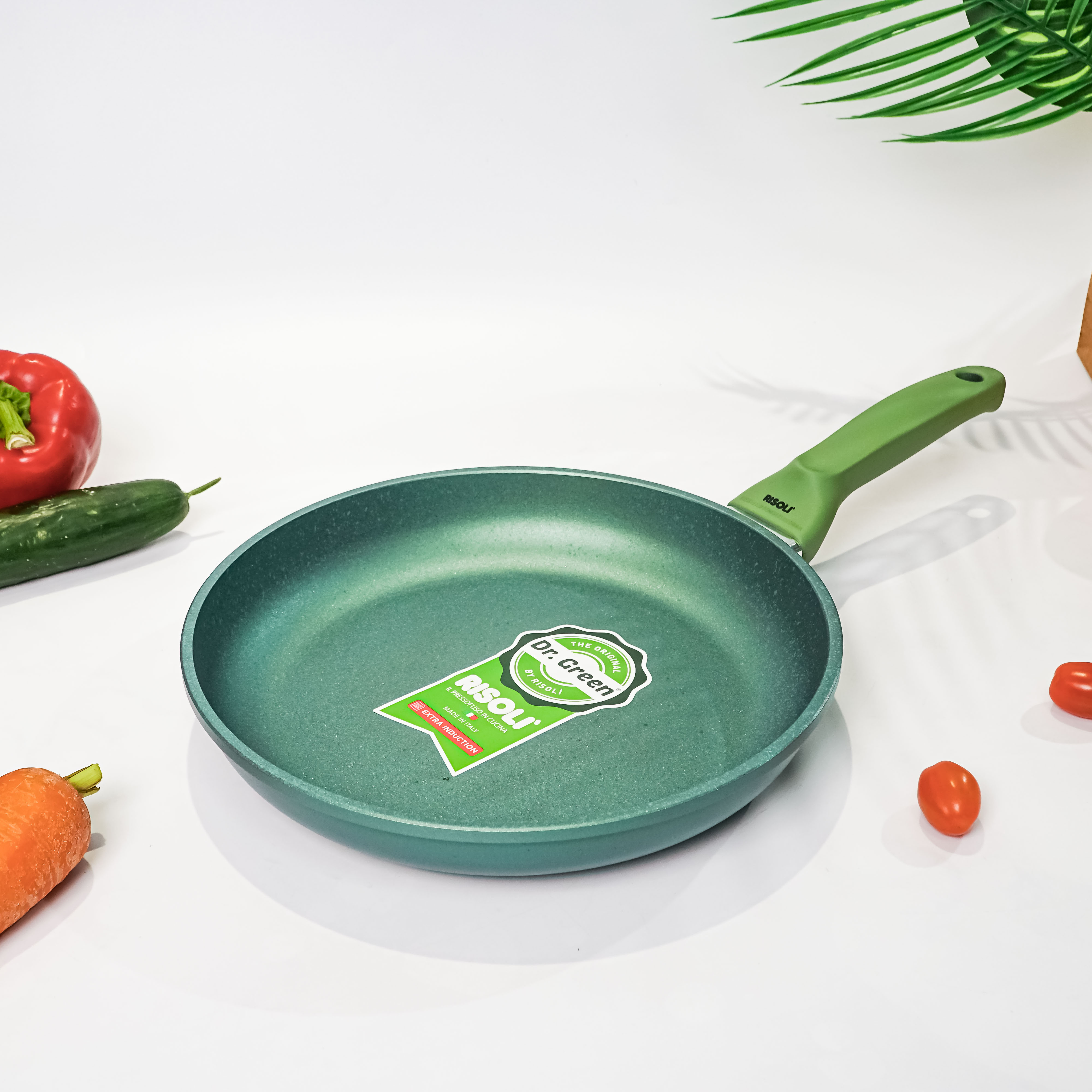 CHẢO CHỐNG DÍNH DR.GREEN® EXTRA INDUCTION - Model: CHAORisoli-00103DRIN/28
