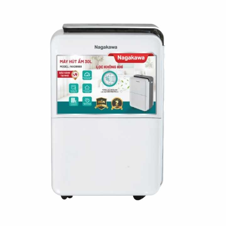 Máy hút ẩm lọc không khí 30L Nagakawa NAD8666