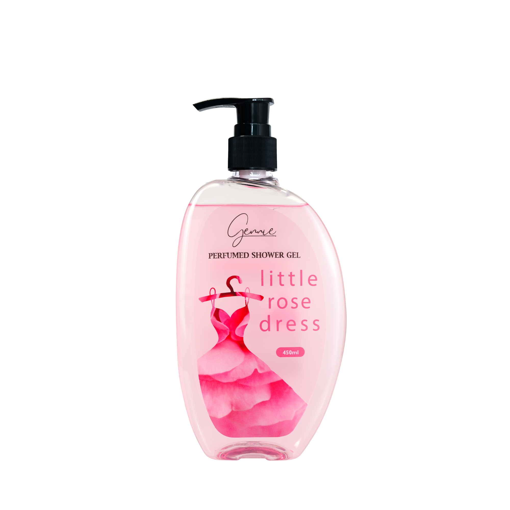 Sữa Tắm Nước Hoa Nữ Dưỡng Da GENNIE LITTLE ROSE DRESS 450ml - 4
