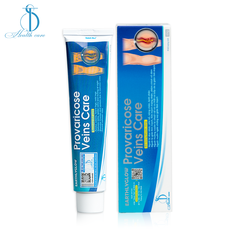 Kem hỗ trợ giảm viêm khớp, giãn tĩnh mạch Earthlyglow - Tuýp 65g - Phân phối chính hãng
