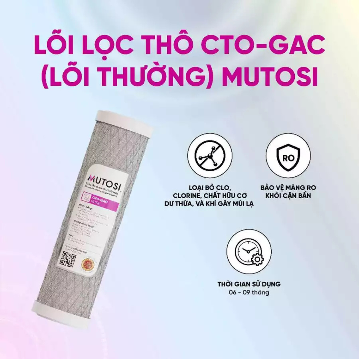 Lõi lọc số 3 CTO 10" - Phân phối chính hãng