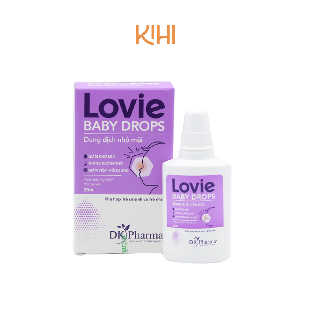 Nhỏ mũi điều hòa Lovie Baby Drops 20ml