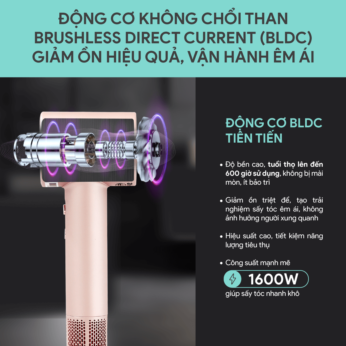 Máy Sấy Tóc BlueStone HDB-1975 1600W - 6