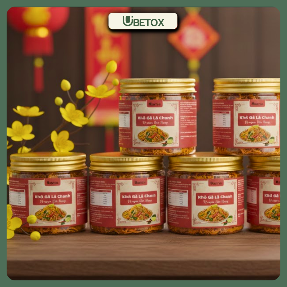 Khô Gà Lá Chanh Cao Cấp (Hủ pet, 100gr)