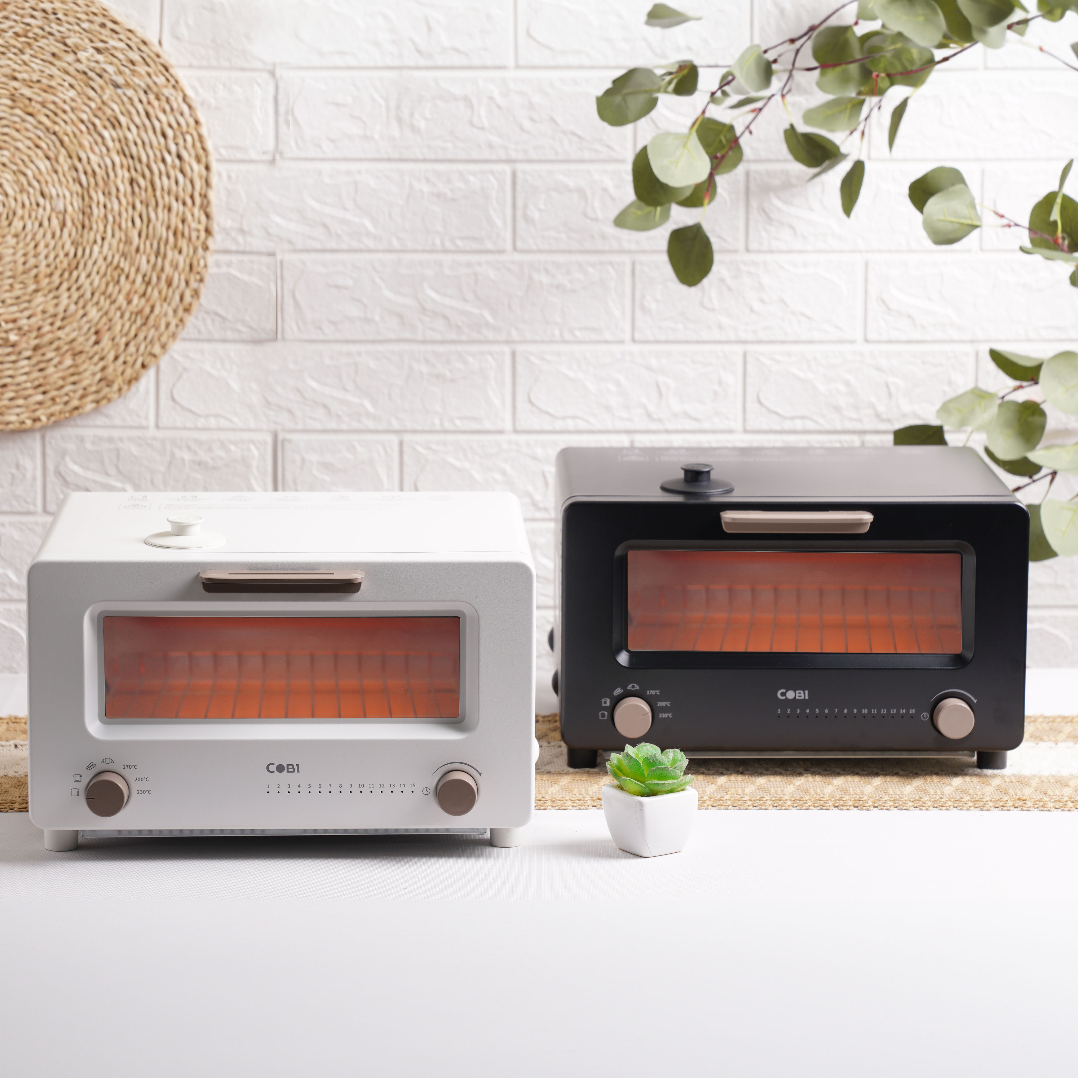 Lò nướng hơi nước COBI mini 10L màu Trắng_341701 - 5