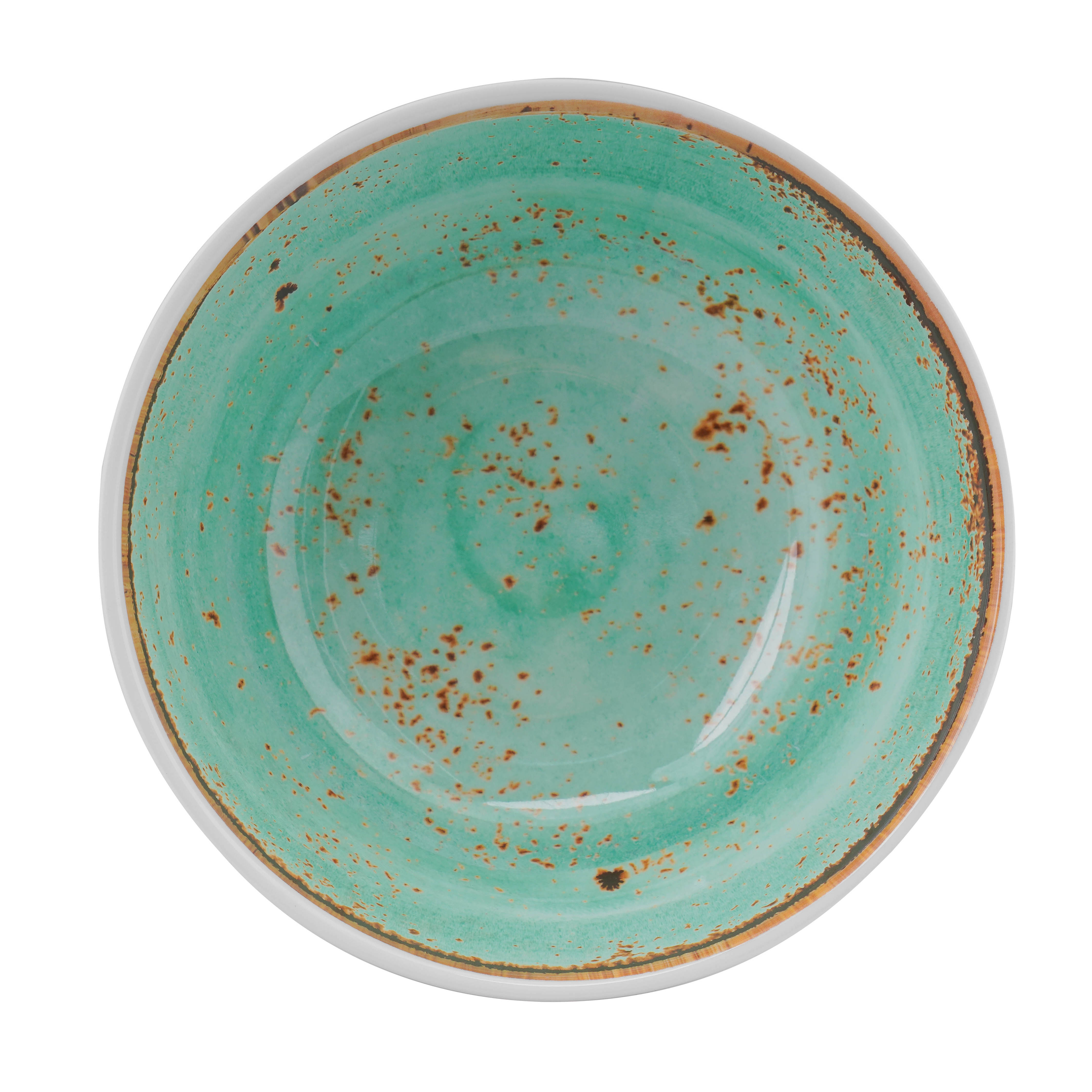 Chén nhựa melamine màu xanh lá cây Size Ø125x55_KD505LE_Green_378409
