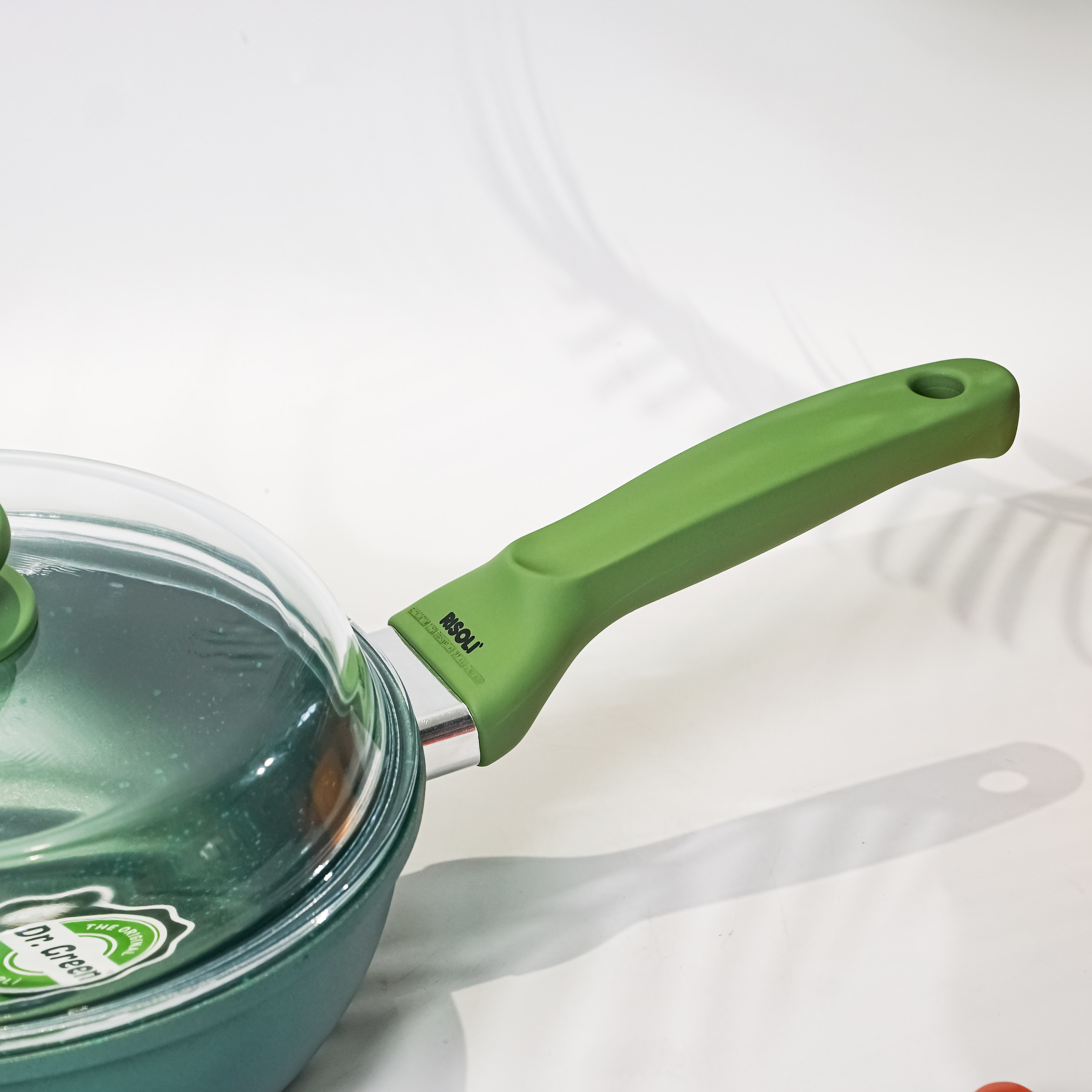 CHẢO CAO CẤP RISOLI CÓ NẮP ĐÁY TỪ DR.GREEN - Model: Risoli-00105DRIN/24