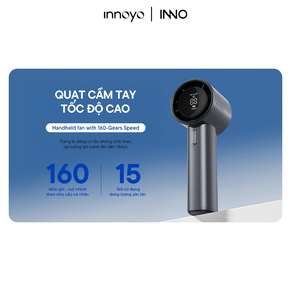 Quạt cầm tay tốc độ cao InnoFans Handheld - 9