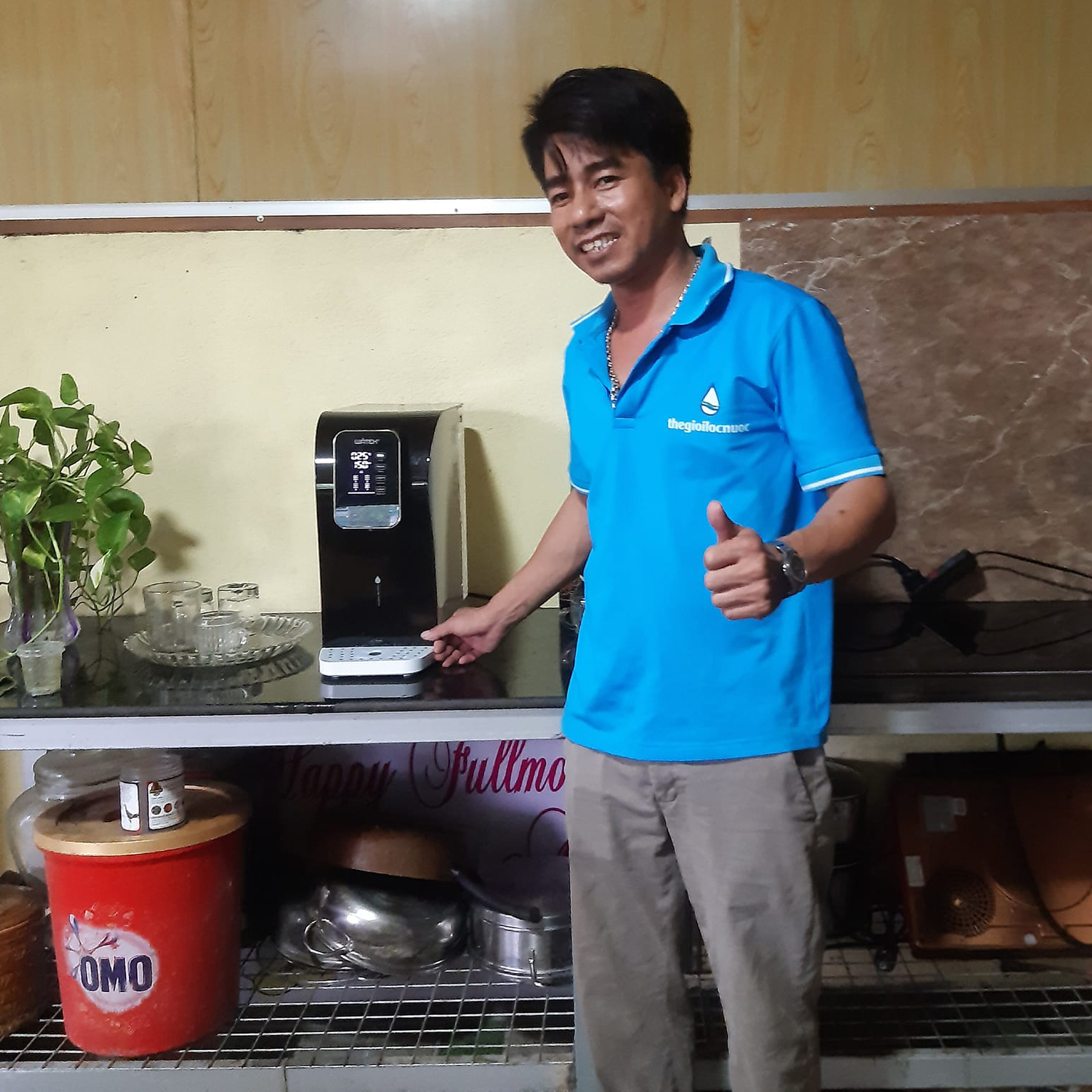 Máy lọc nước Watek nóng nhanh để bàn, model: WT-3C-RO