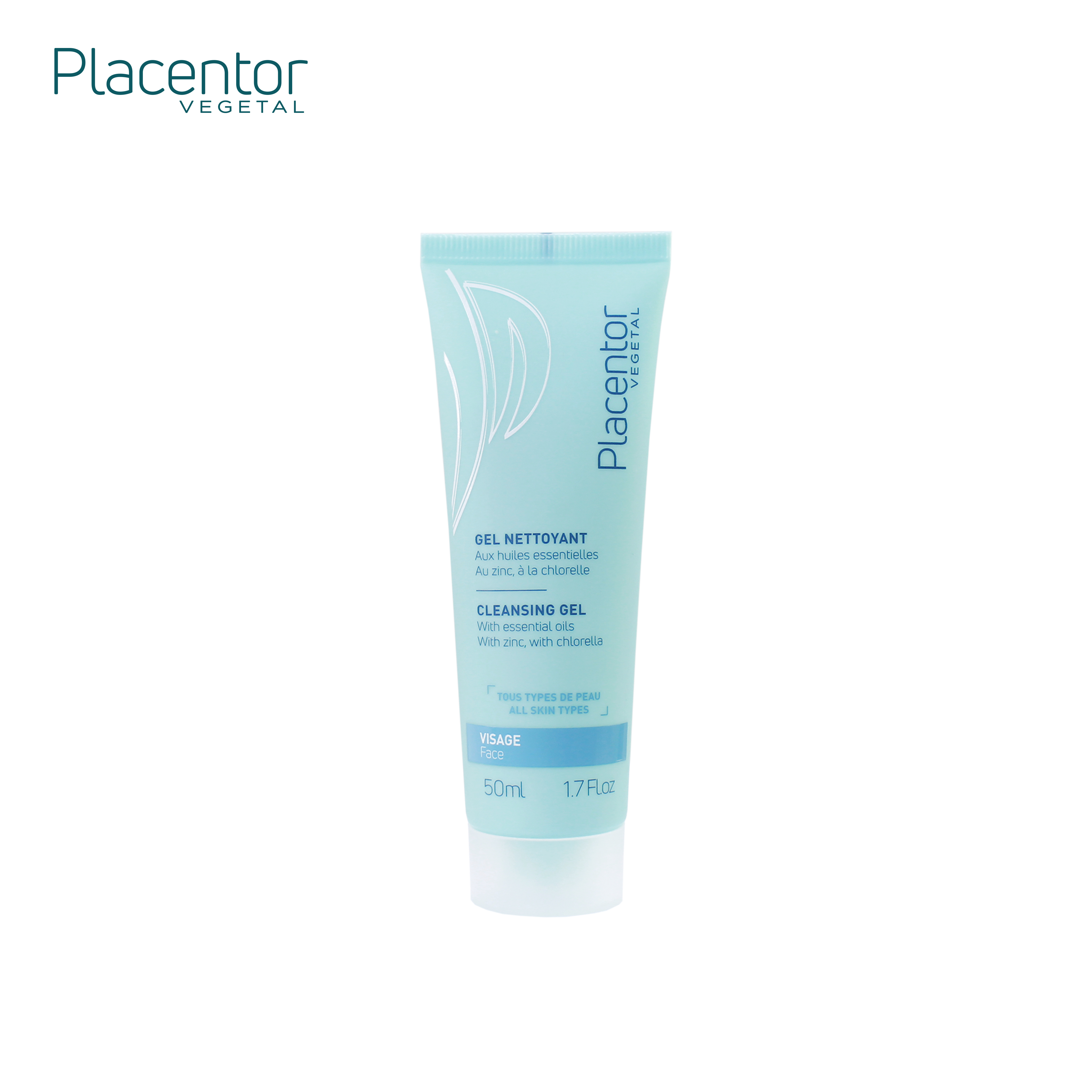 Gel rửa mặt sạch sâu từ thực vật Placentor Cleansing Gel Face (Tuýp 50ml) - Phân phối chính hãng