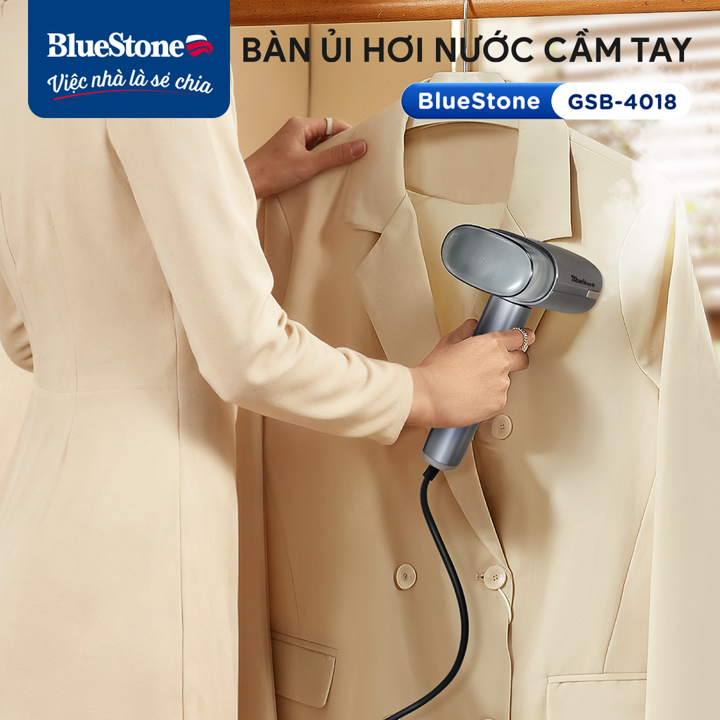 Bàn Ủi Hơi Nước Cầm Tay BlueStone GSB-4018 150ml 1200W
