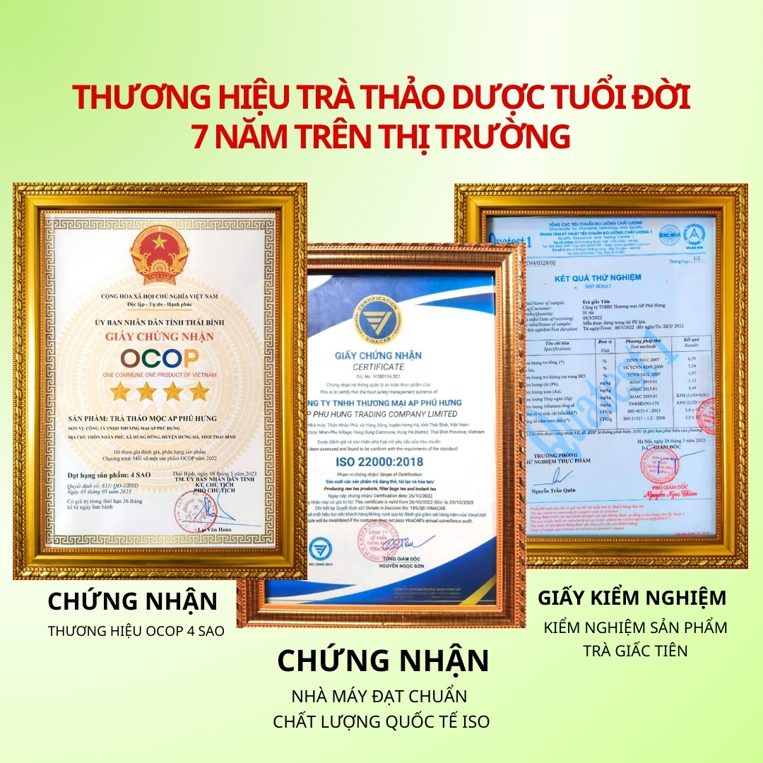 Trà Giấc Tiên Hỗ Trợ Ngủ Ngon AP Phú Hưng - 6
