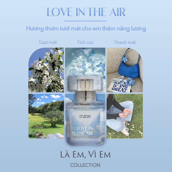 Hộp quà tặng Mine Sữa tắm & Nước hoa Love In The Air