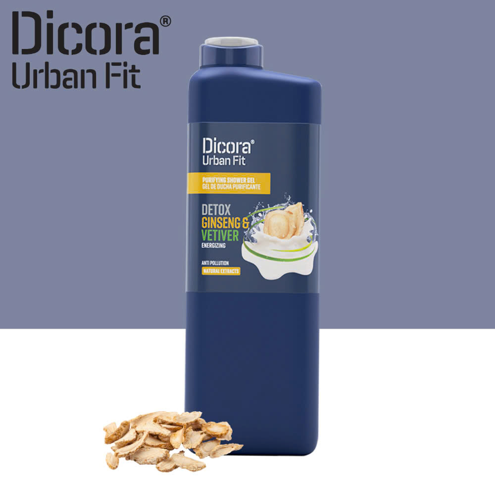 Sữa tắm DICORA URBAN FIT cỏ hương bài và nhân sâm 750ml