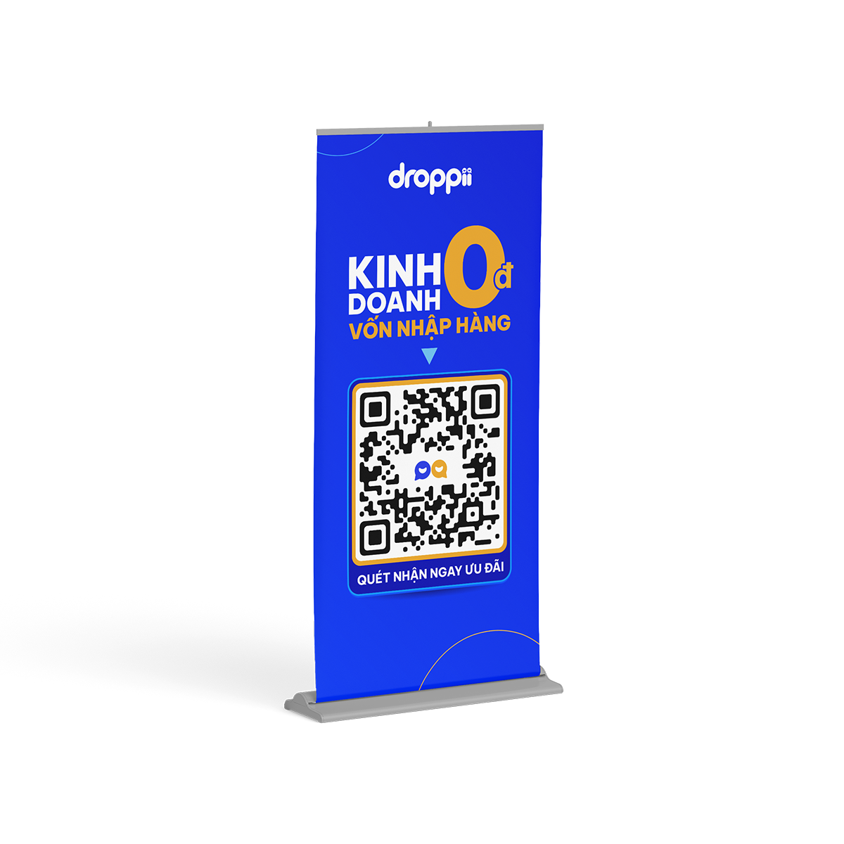 Standee QR Code loại cuốn cao cấp-duoc-ban-tai-PL Home & Health Store