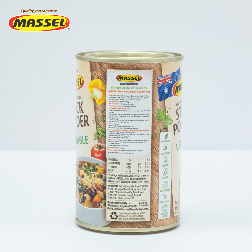 Bột nêm Cao cấp Massel vị rau củ 250g - 2