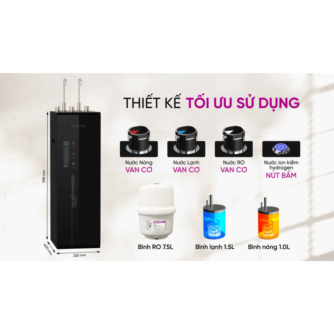 Máy lọc nước Mutosi MP-TS1029H - 5