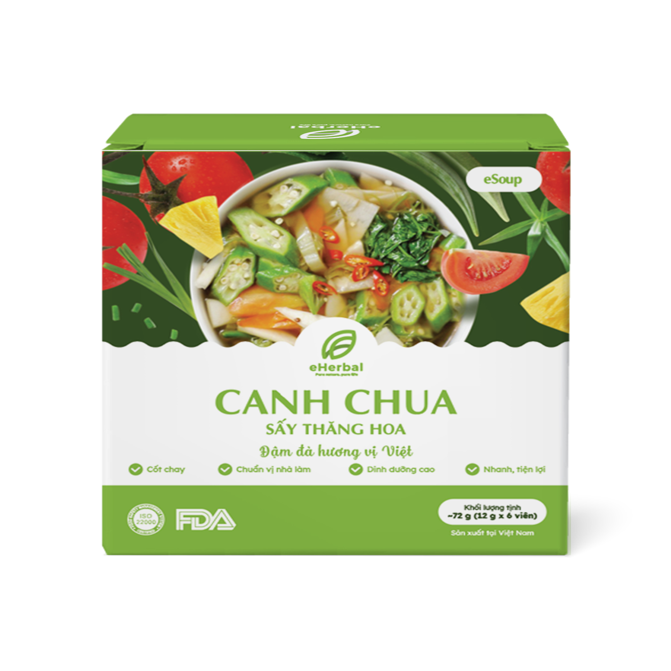 Canh chua sấy thăng hoa eSoup - Phân phối chính hãng