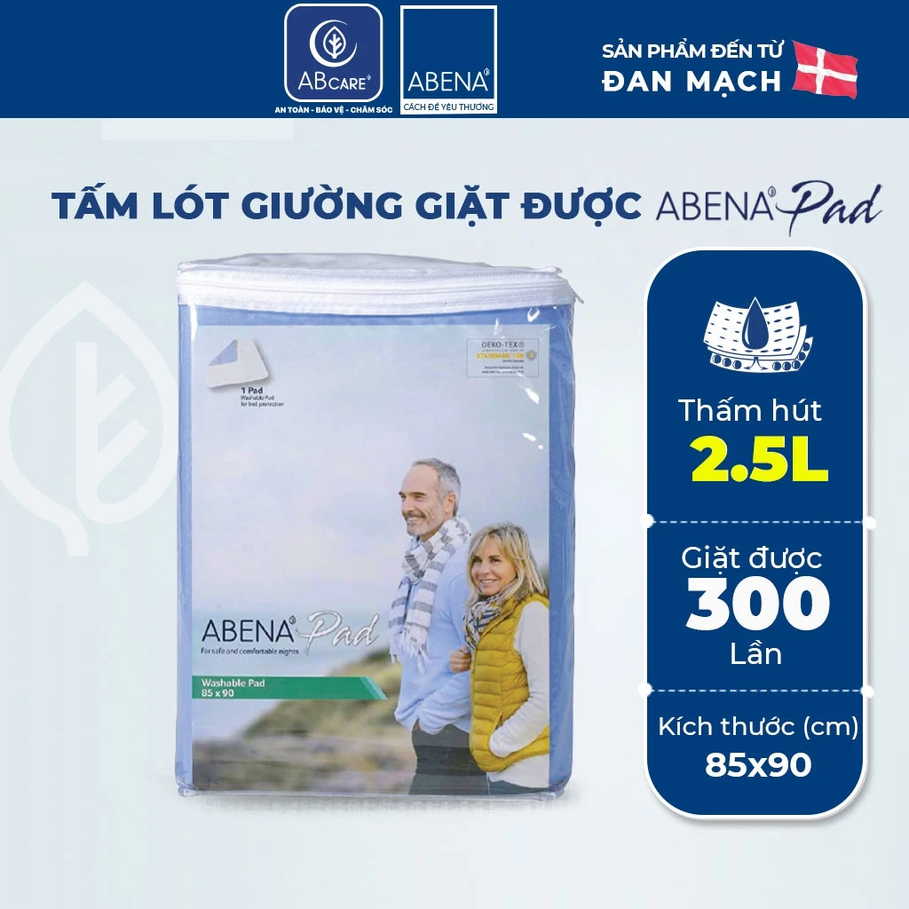 Tấm lót giường Abena Pad (giặt được) 85x90cm