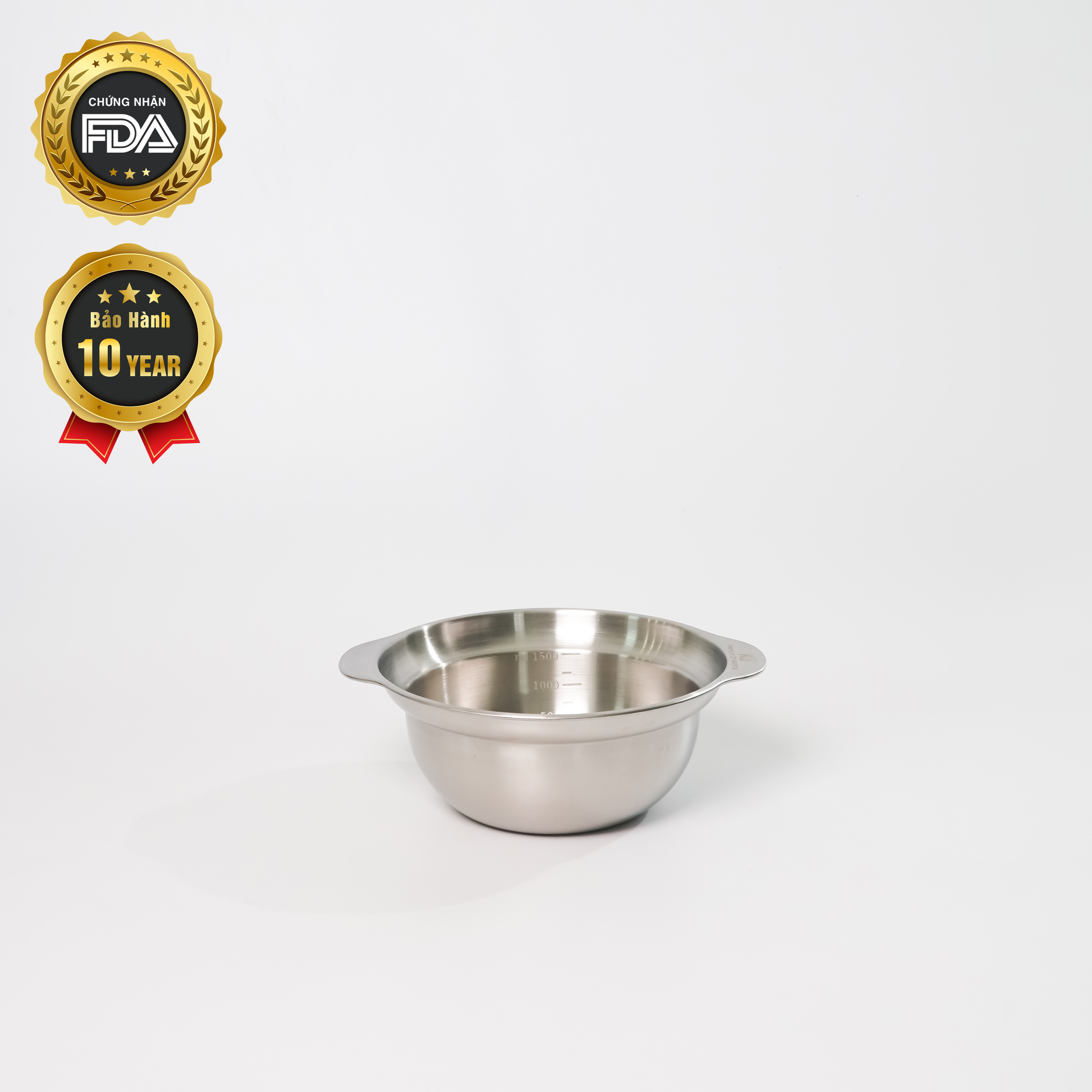 Set rổ - chậu 2 món 23cm inox 304 mã SW-021-1 - 8