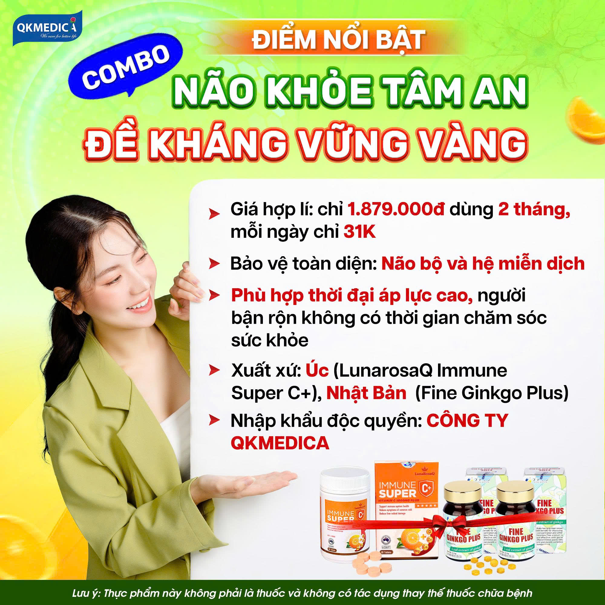Combo não khỏe tâm an - Đề kháng vững vàng