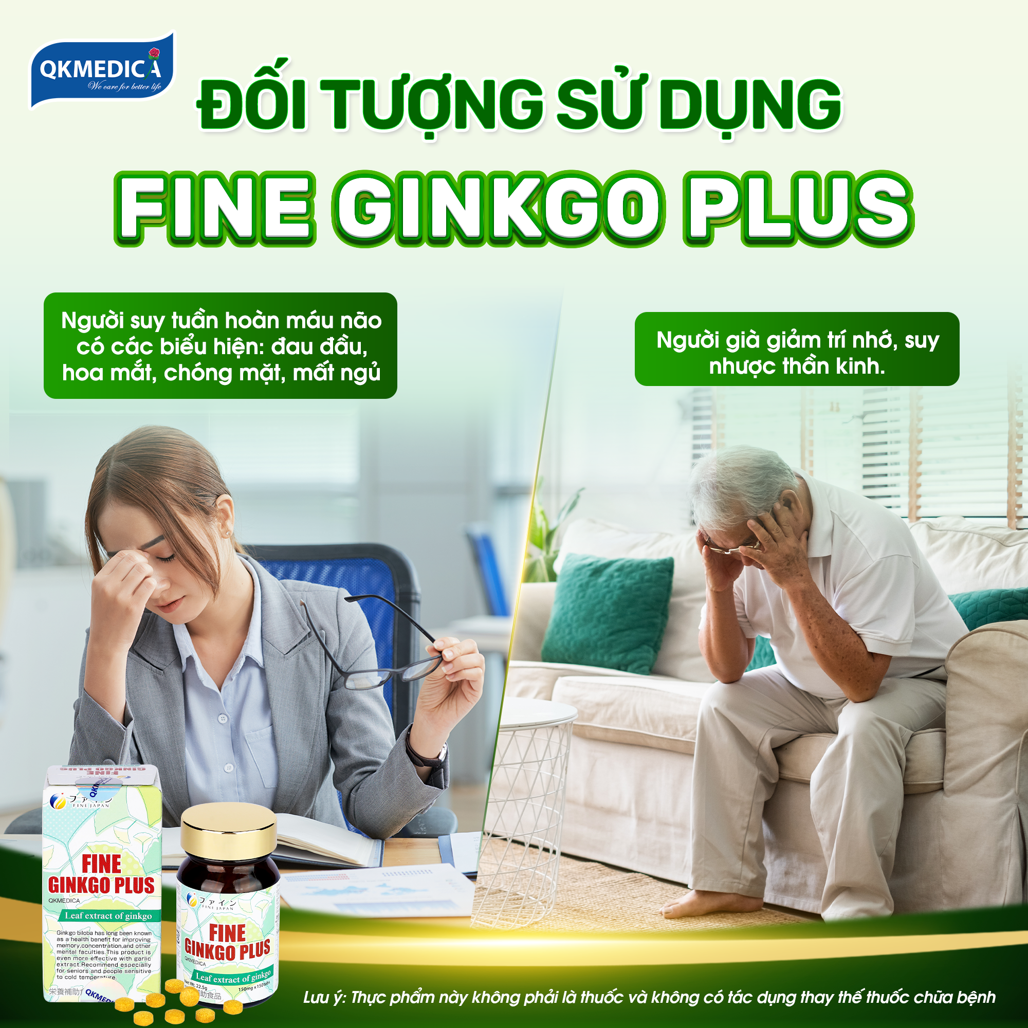 Thực phẩm bảo vệ sức khỏe Fine Ginkgo Plus (hộp 150 viên) - 6
