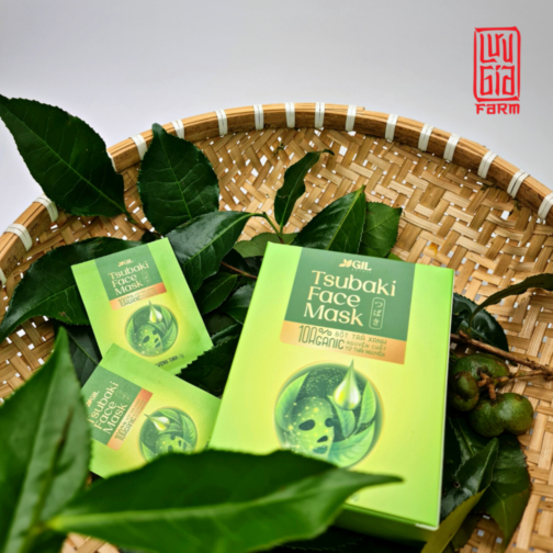 Bột trà xanh đắp mặt GIL Tsubaki Face Mask