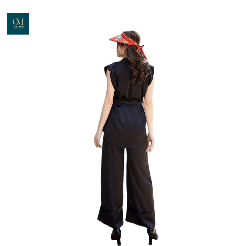 Set doris áo sơ mi lụa túi vuông-duoc-ban-tai-PL Home & Health Store
