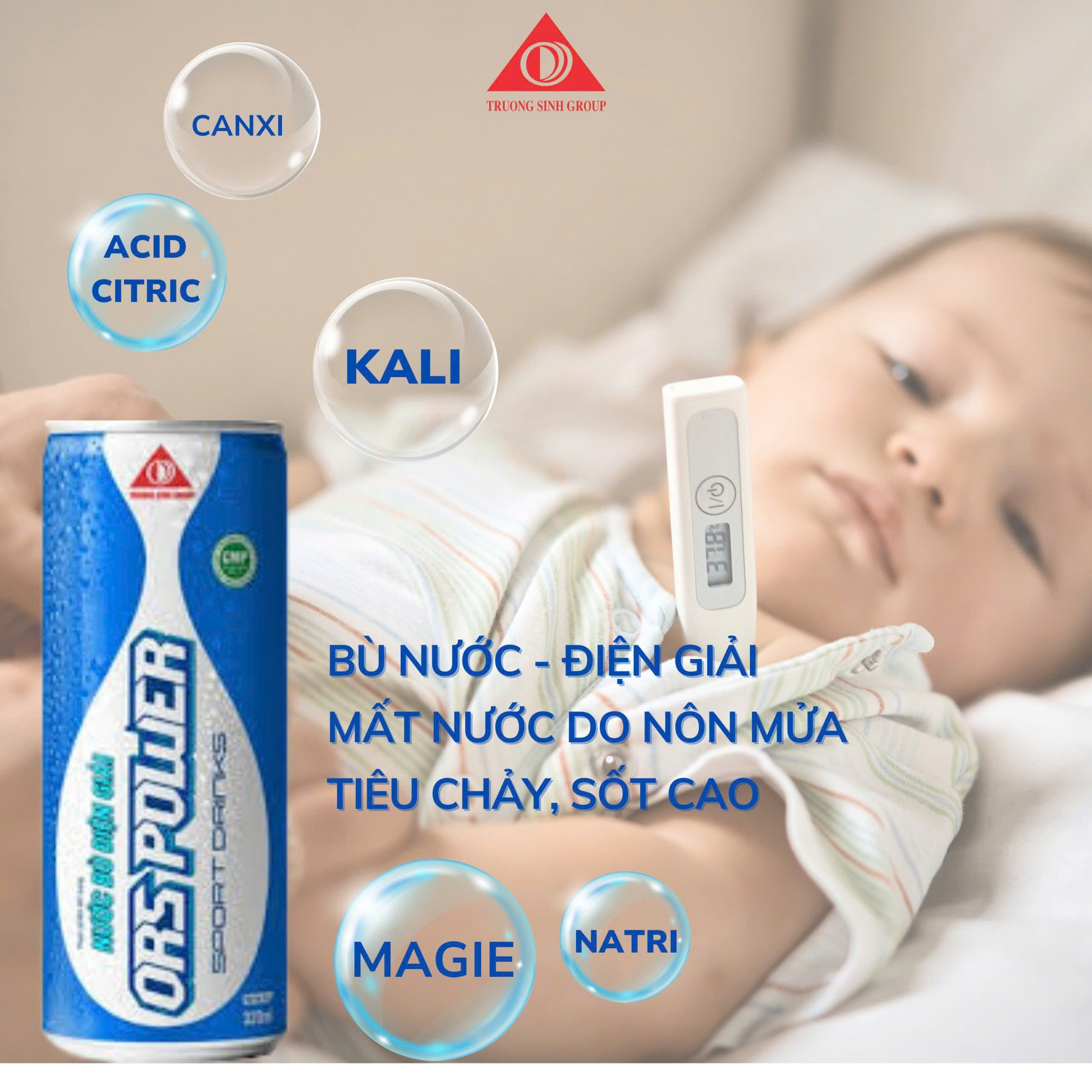 Nước bù điện giải ORS POWER (thùng 24 lon) - 2