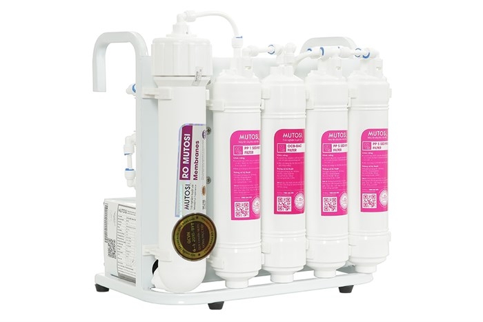 Combo máy chuyển đổi ion kiềm hydrogen Mutosi MD-199H & Máy lọc nước để gầm 11 lõi Mutosi MP-1101