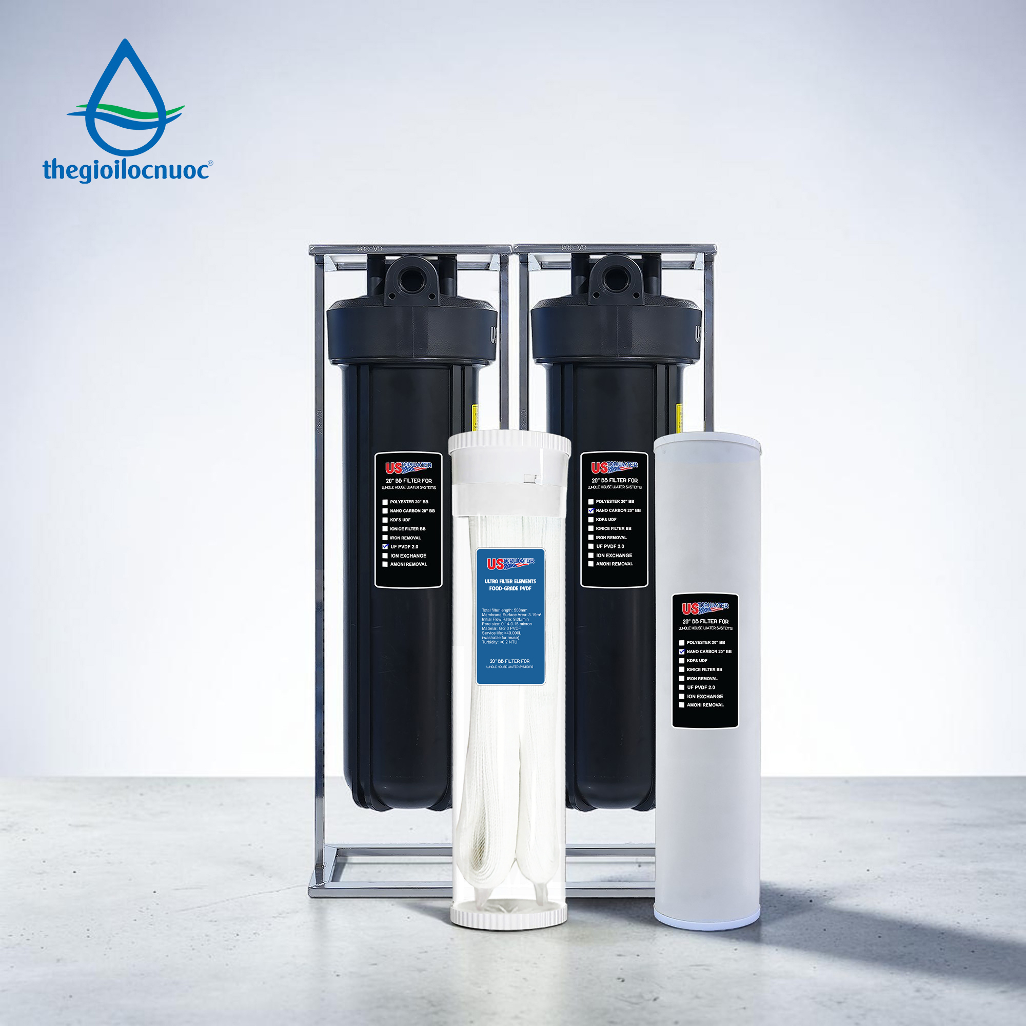 Bộ lọc tổng USTopwater model: Clo-UF