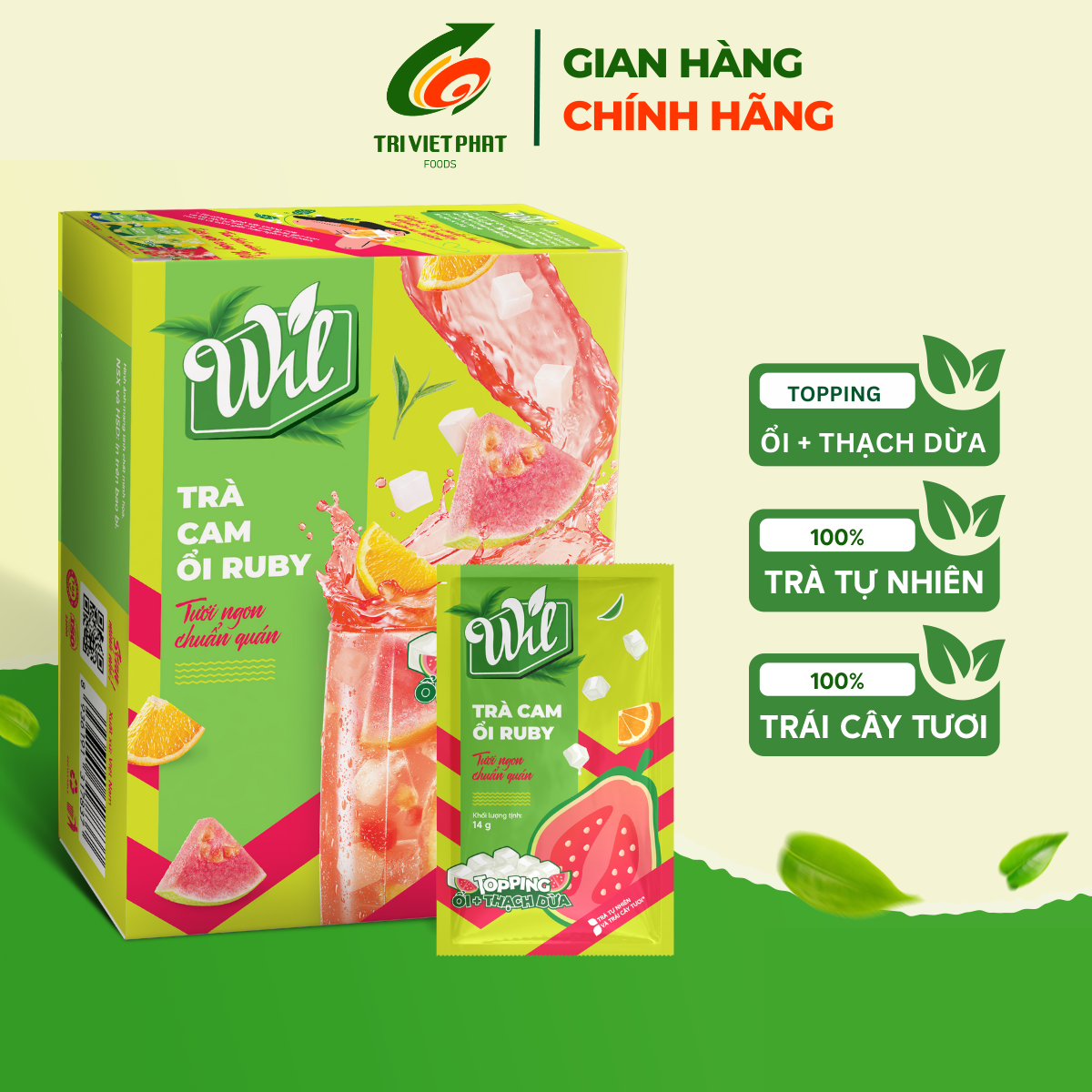 Trà cam ổi ruby 220g
