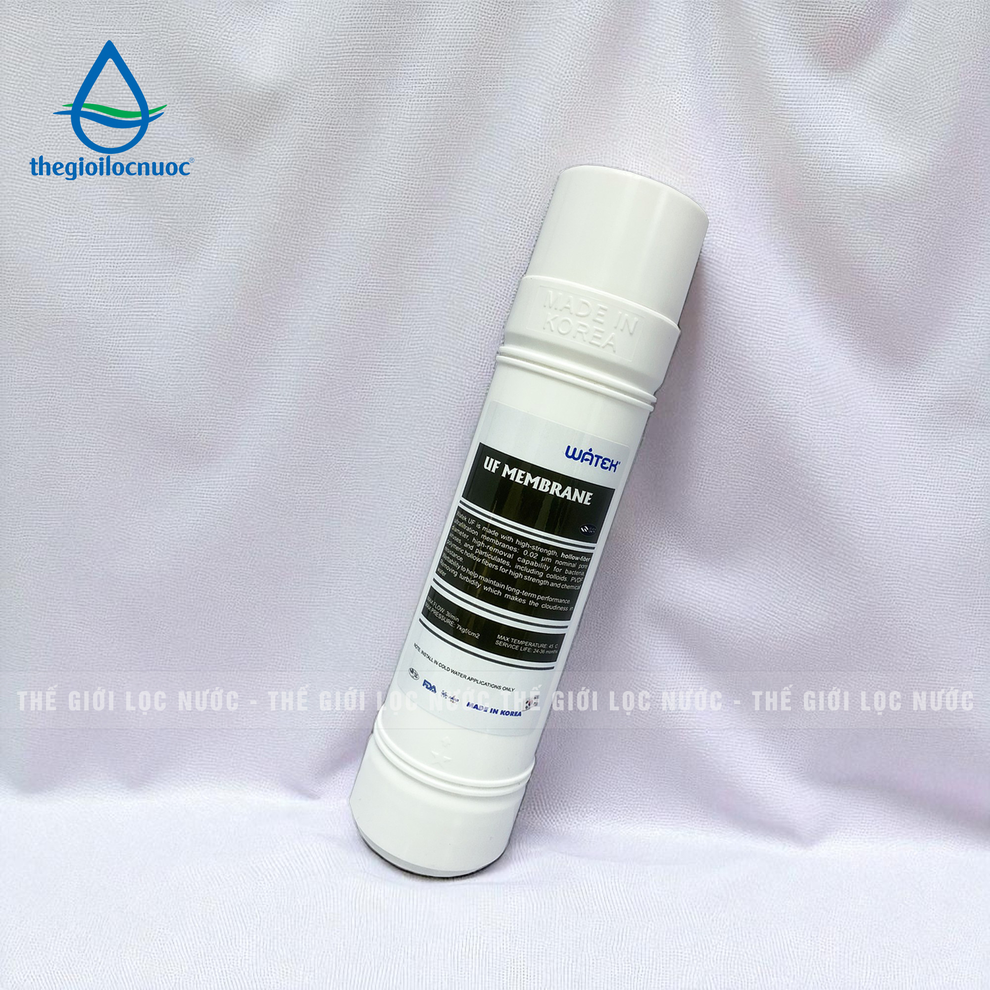 Màng lọc UF đúc nguyên khối Hàn Quốc 120 lít/h, model: FK-UF120