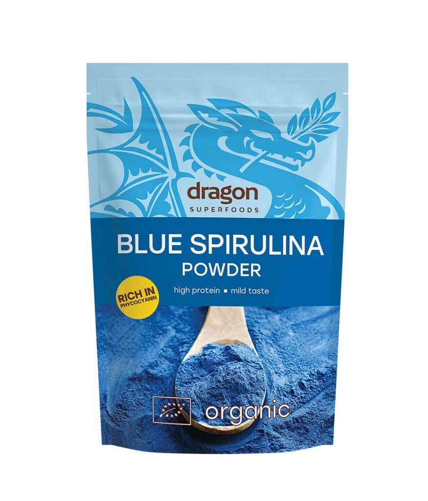 Bột tảo Blue Spirulina hữu cơ Dragon Superfoods 75g - Phân phối chính hãng