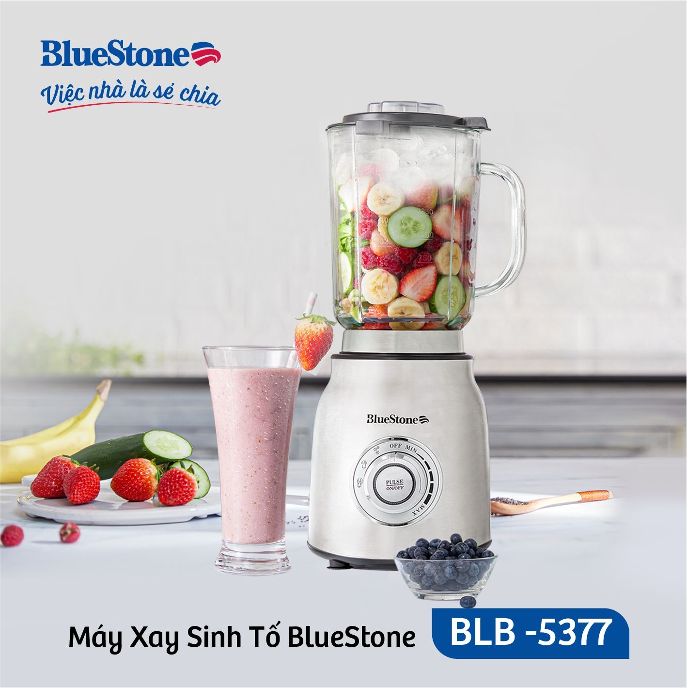 Máy Xay Sinh Tố BlueStone BLB-5377 1.75 Lít 1000W - 8