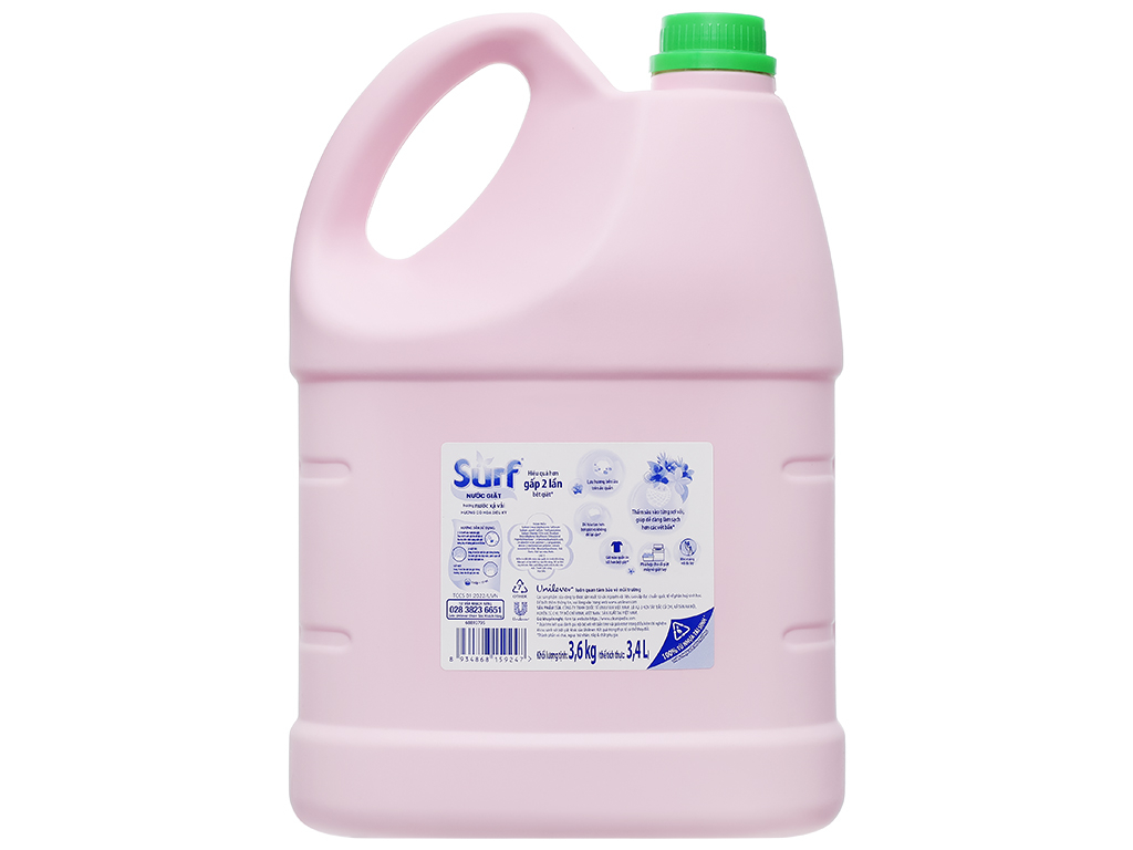 Nước giặt Surf Hương cỏ hoa diệu kỳ can 3.6 kg - 3