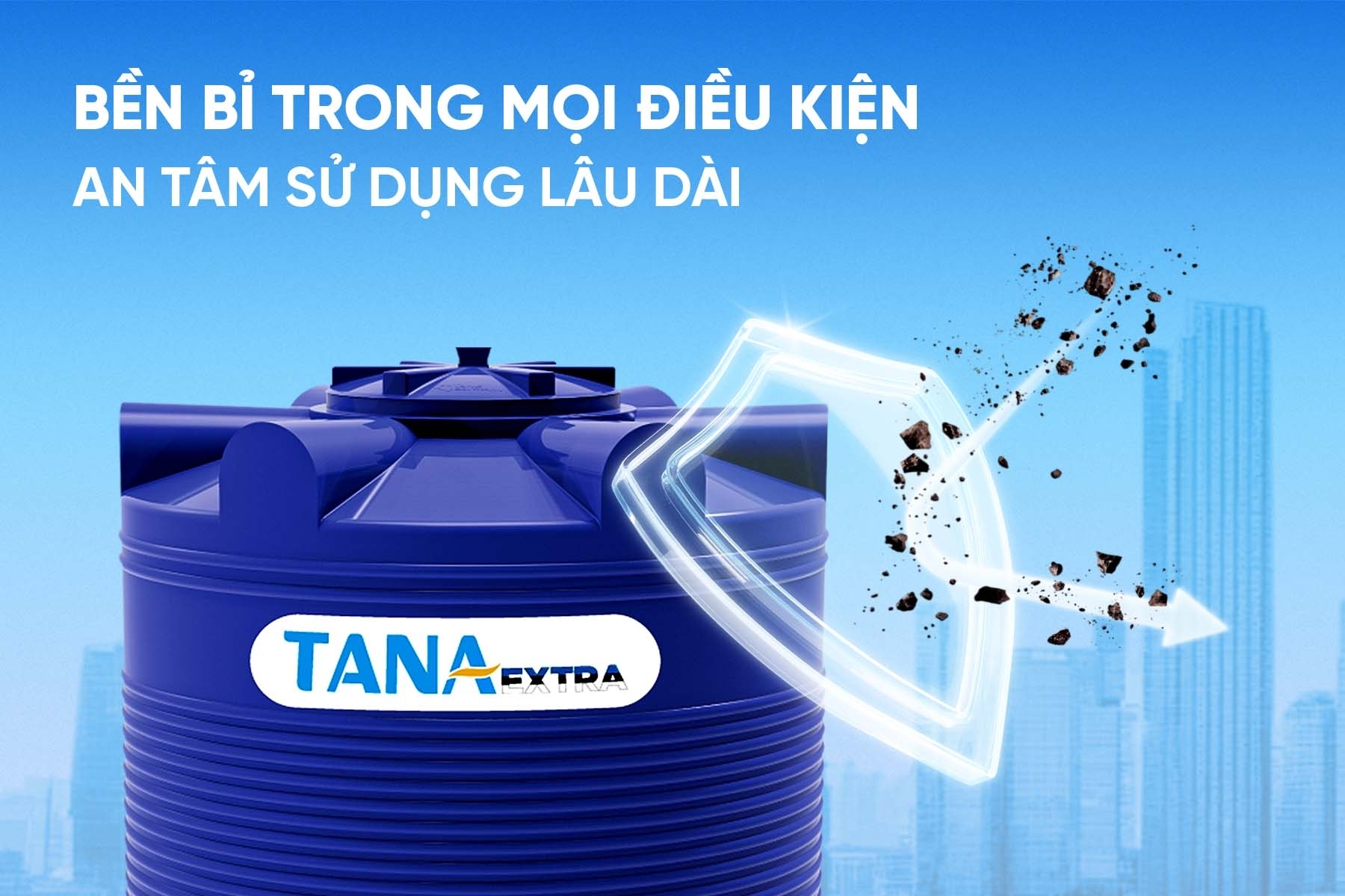 Bồn nhựa Tân Á 2000D EX- bồn đứng ( Phân phối từ khu vực Bình Định trở ra phía Bắc )