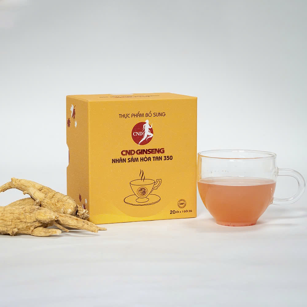 Thực phẩm bổ sung NHÂN SÂM HOÀ TAN 350 - 20 gói (kèm túi)