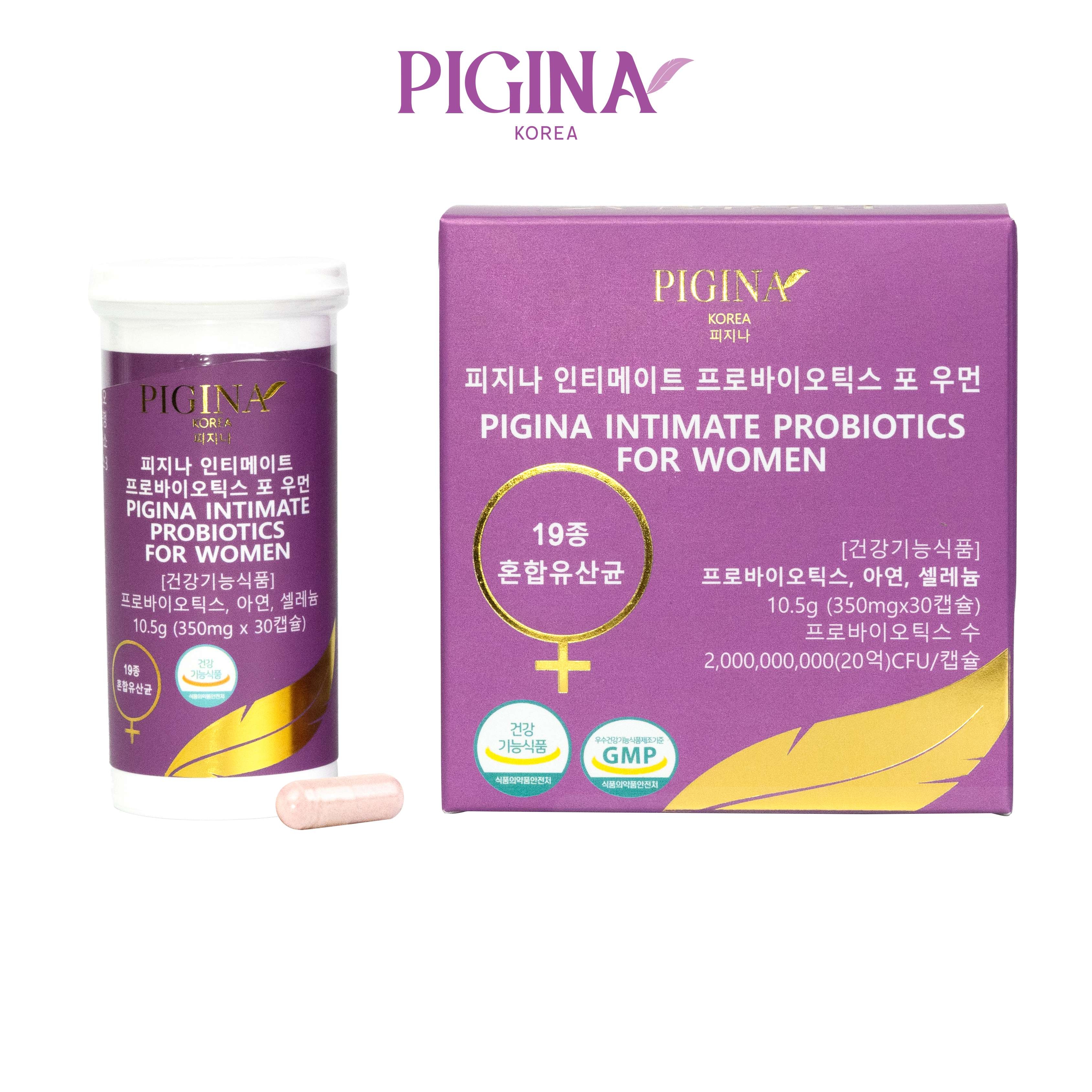 Viên uống bổ sung lợi khuẩn cho nữ giới Pigina (30 viên) - 2