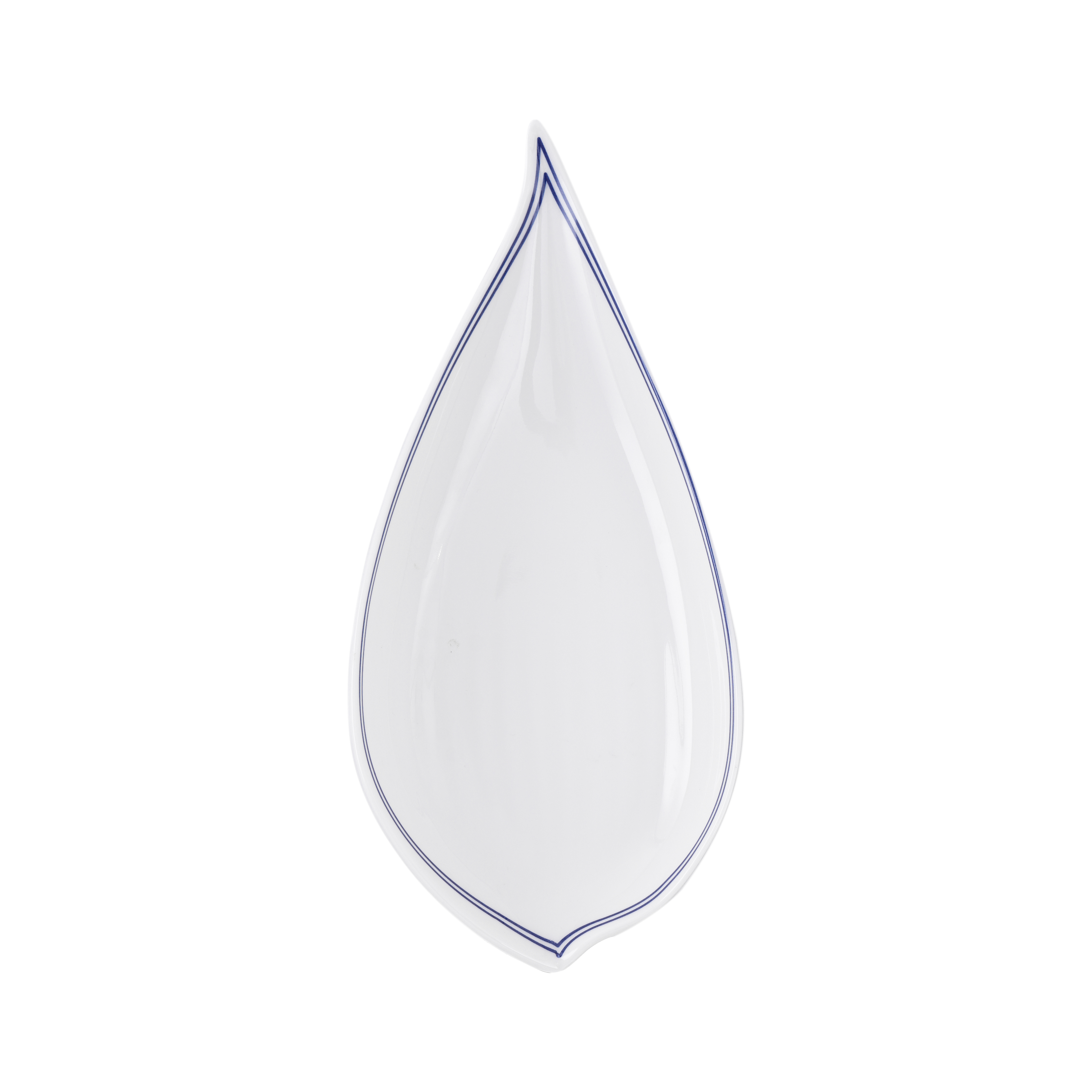 Dĩa Yangge trắng vân xanh kiểu lạ mắt Size 25.4cm_378047_JMC437-YHL