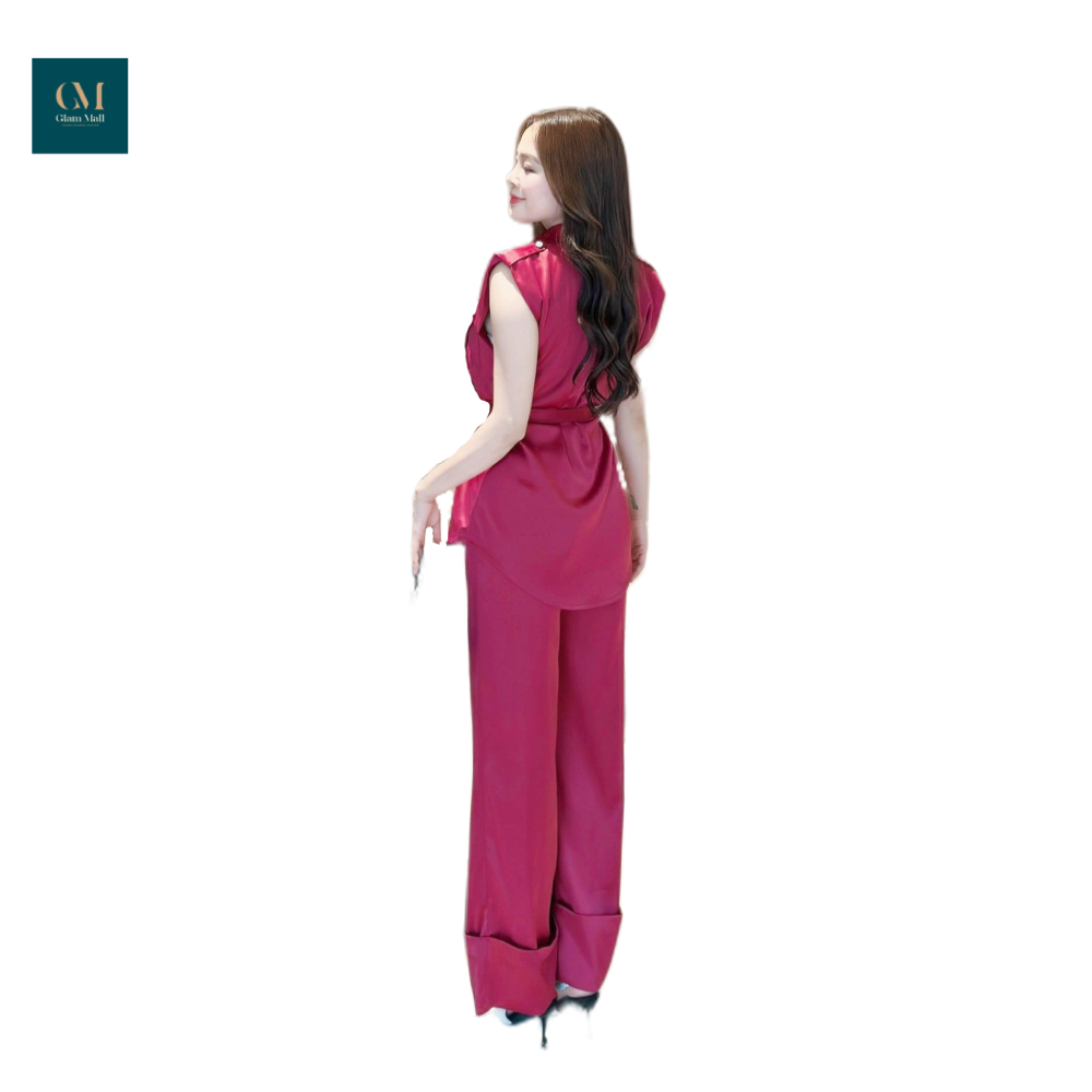 Set doris áo sơ mi lụa túi vuông-duoc-ban-tai-PL Home & Health Store